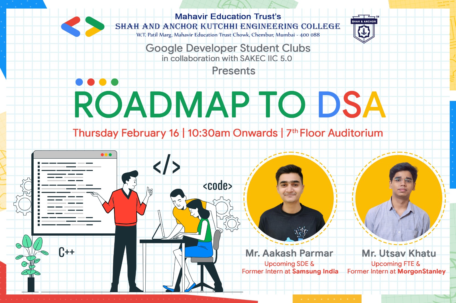 Roadmap To DSA SAKEC Shah Anchor Kutchhi Engineering College   Roadmap 