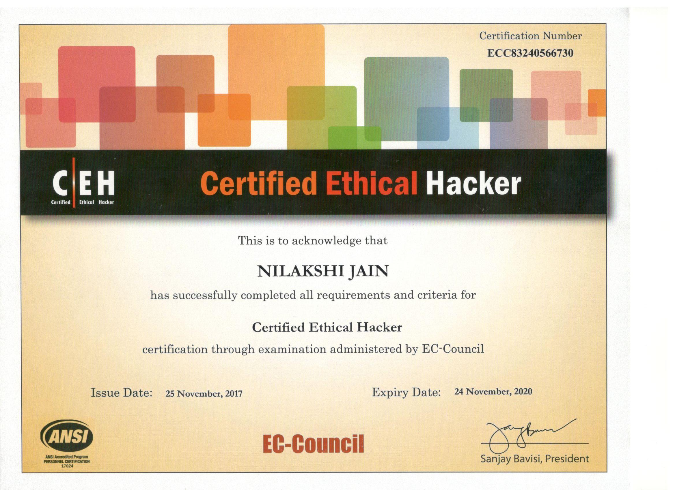 Certified Ethical Hacker