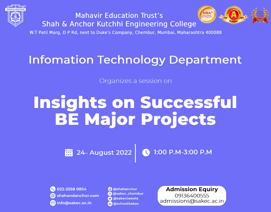 Insights on Successful BE Major Projects